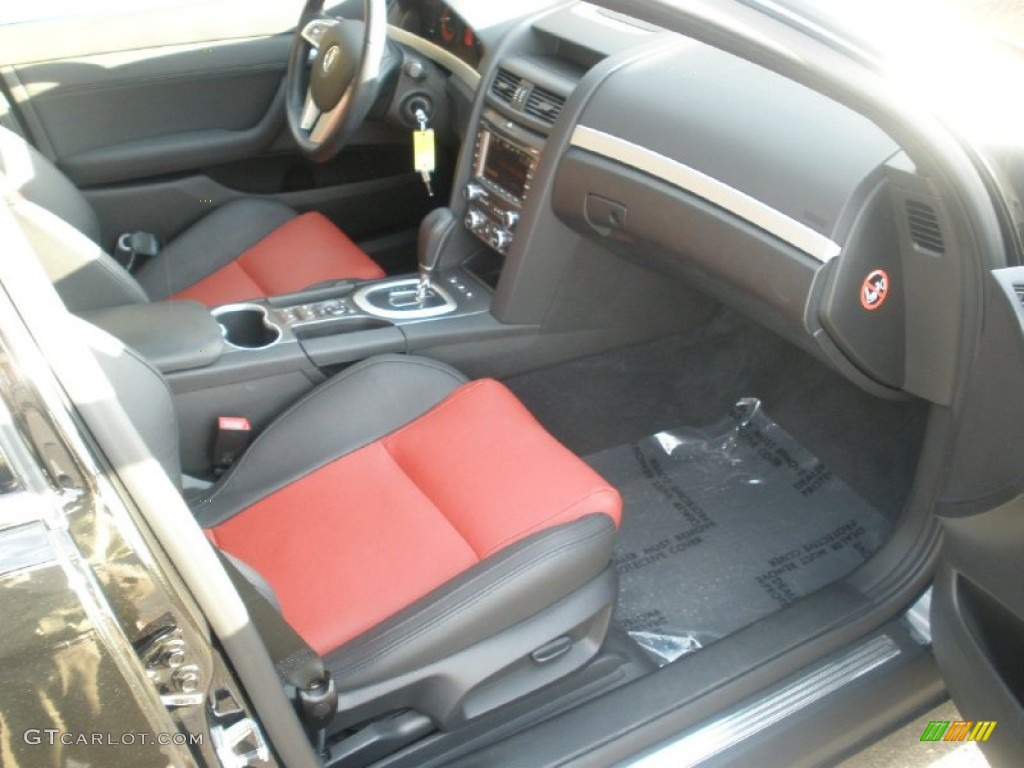 Onyx/Red Interior 2009 Pontiac G8 GT Photo #61612746