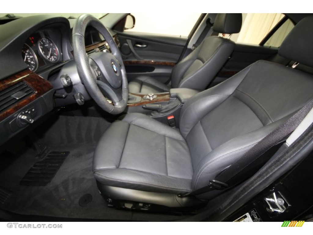 2009 3 Series 335i Sedan - Black Sapphire Metallic / Black photo #3