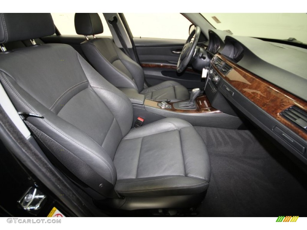 2009 3 Series 335i Sedan - Black Sapphire Metallic / Black photo #40