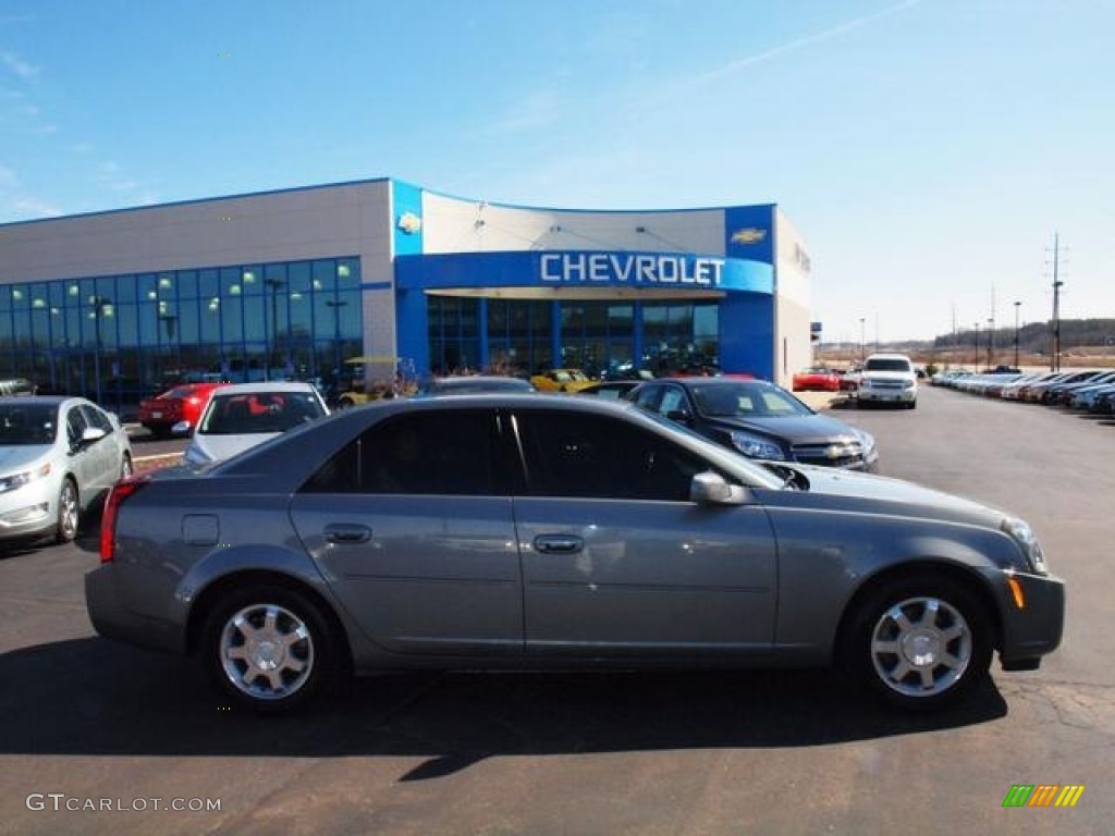 2004 CTS Sedan - Silver Smoke / Ebony photo #1