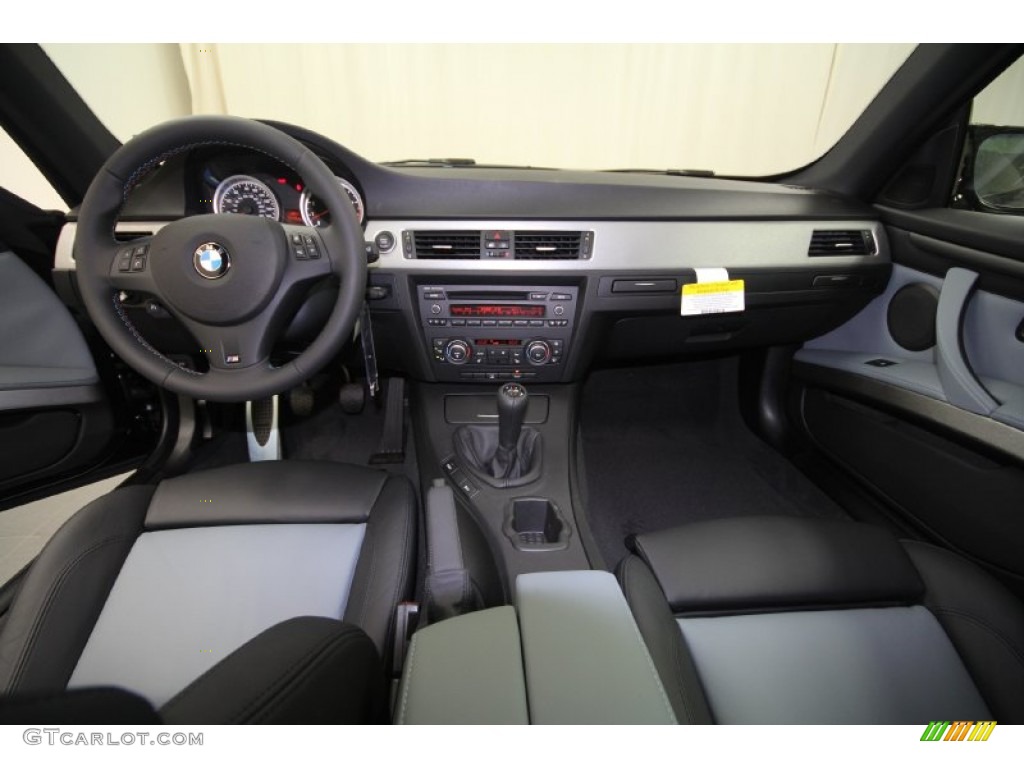 2012 BMW M3 Coupe Palladium Silver/Black/Black Dashboard Photo #61614954