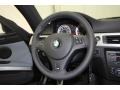Palladium Silver/Black/Black Steering Wheel Photo for 2012 BMW M3 #61615127