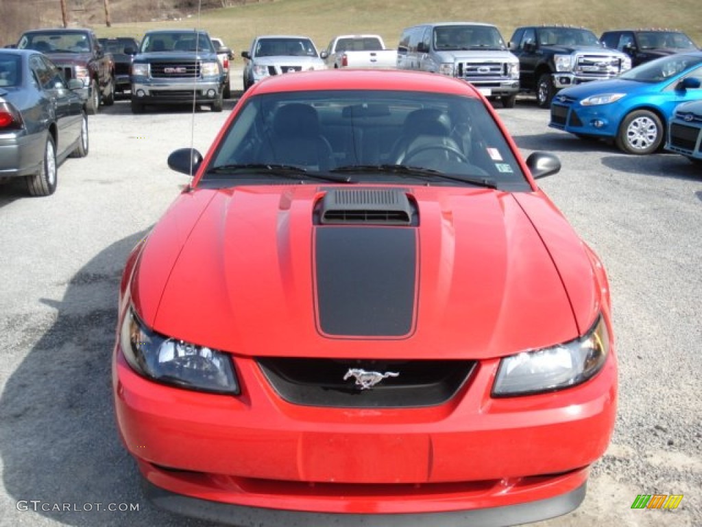 2003 Mustang Mach 1 Coupe - Torch Red / Dark Charcoal photo #3
