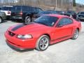 2003 Torch Red Ford Mustang Mach 1 Coupe  photo #4