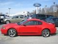 2003 Torch Red Ford Mustang Mach 1 Coupe  photo #5