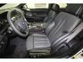 2012 BMW 6 Series Black Nappa Leather Interior Front Seat Photo