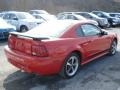 2003 Torch Red Ford Mustang Mach 1 Coupe  photo #8