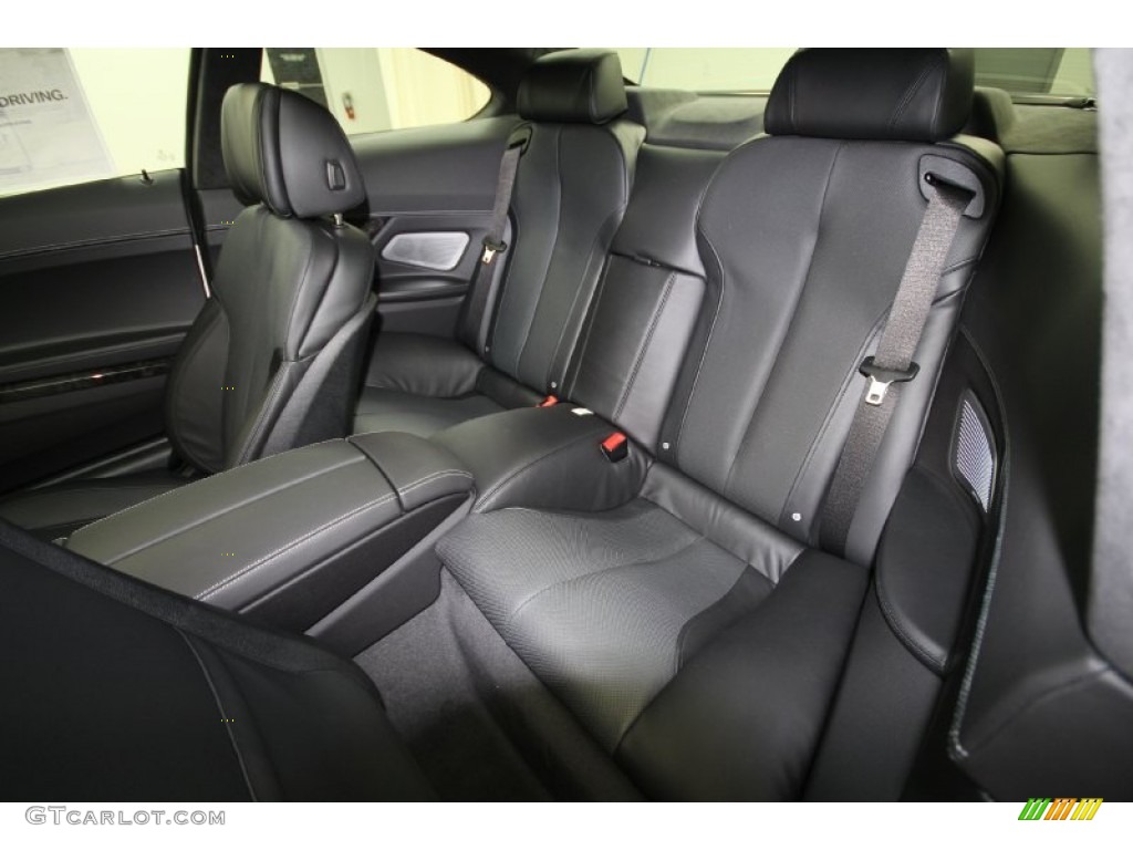 Black Nappa Leather Interior 2012 BMW 6 Series 650i Coupe Photo #61615497
