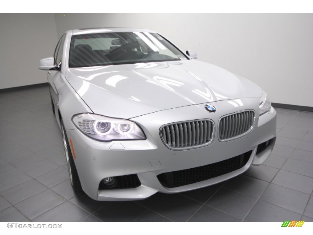 Titanium Silver Metallic 2012 BMW 5 Series 550i Sedan Exterior Photo #61615671