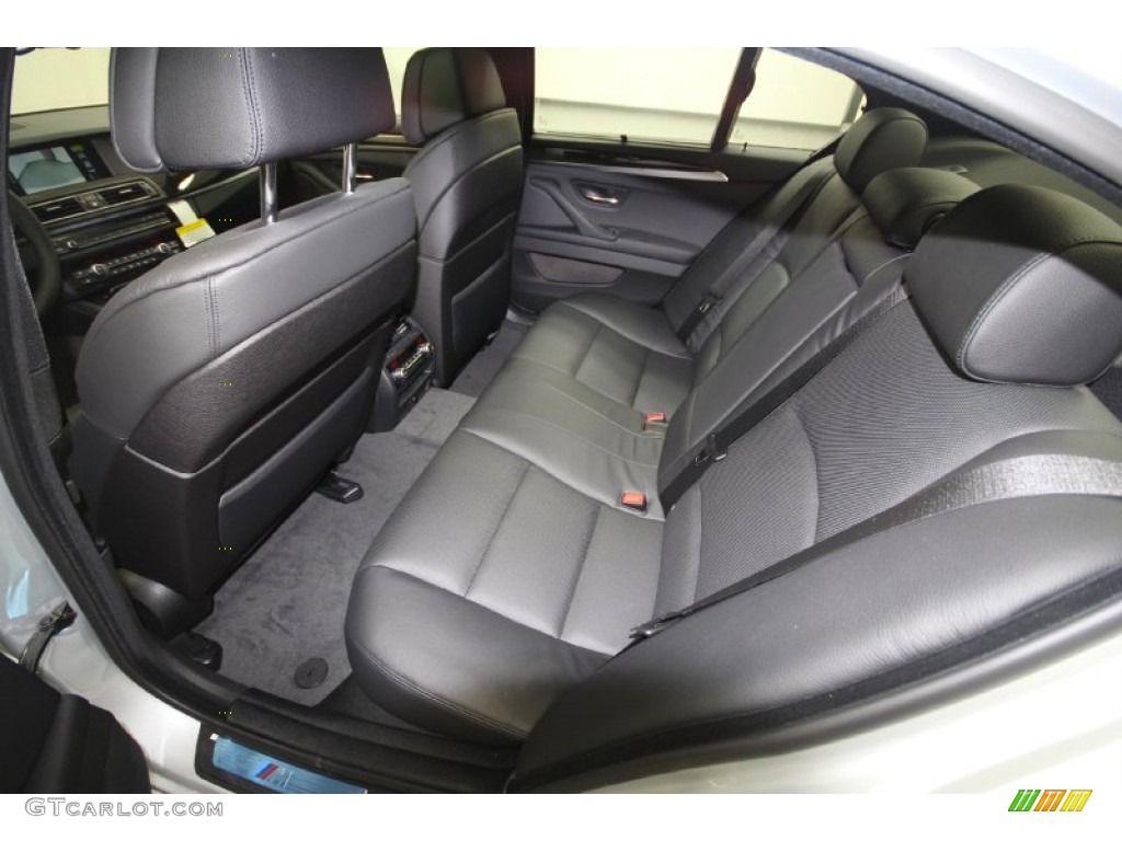 Black Interior 2012 BMW 5 Series 550i Sedan Photo #61615722
