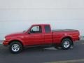 2000 Bright Red Ford Ranger XLT SuperCab 4x4  photo #4