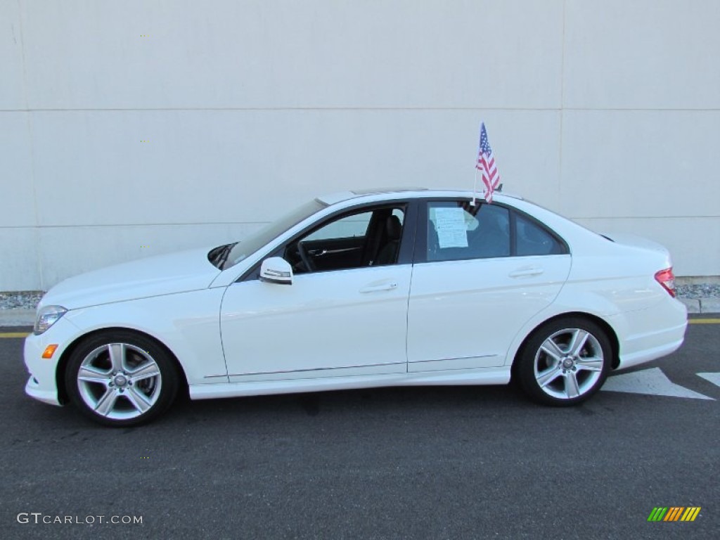 Arctic White 2011 Mercedes-Benz C 300 Sport 4Matic Exterior Photo #61616328