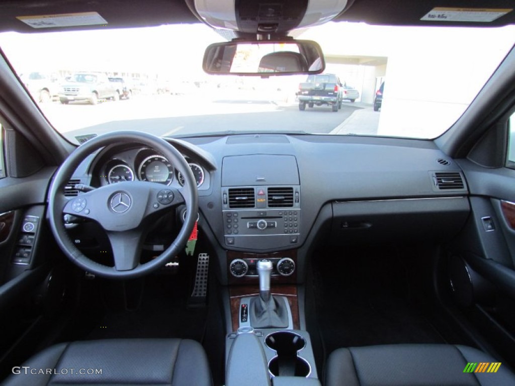 2011 Mercedes-Benz C 300 Sport 4Matic Black Dashboard Photo #61616373