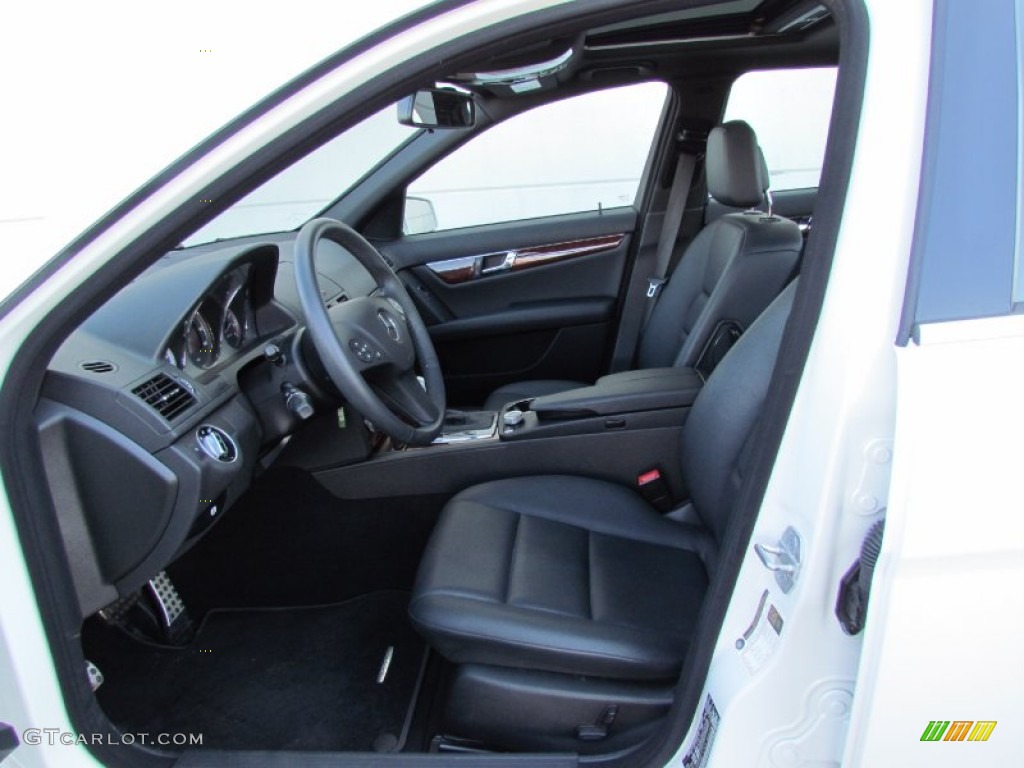 Black Interior 2011 Mercedes-Benz C 300 Sport 4Matic Photo #61616391
