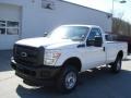 Oxford White - F350 Super Duty XL Regular Cab 4x4 Photo No. 4