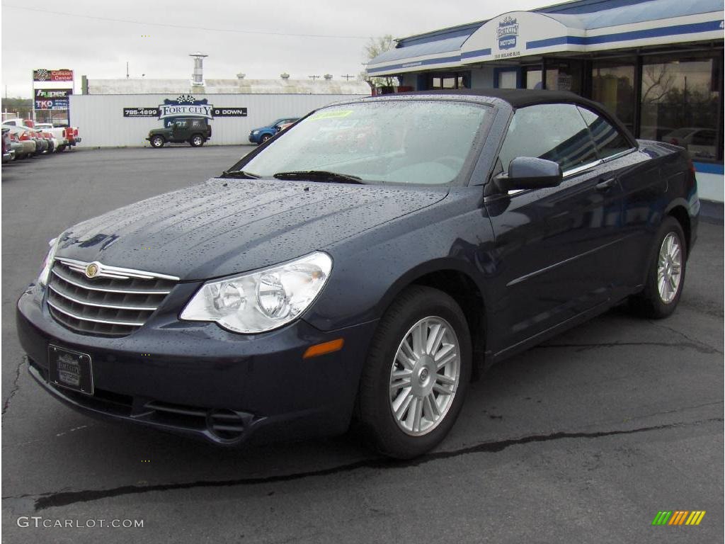 2008 Sebring Touring Convertible - Modern Blue Pearl / Dark Slate Gray/Light Slate Gray photo #1