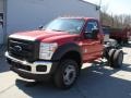 Vermillion Red - F550 Super Duty XL Regular Cab 4x4 Chassis Photo No. 4