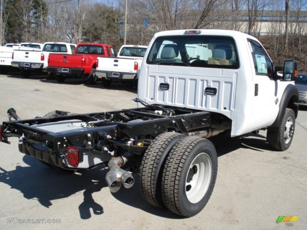 Oxford White 2012 Ford F550 Super Duty XL Regular Cab 4x4 Chassis Exterior Photo #61617895