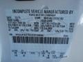 Z1: Oxford White 2012 Ford F550 Super Duty XL Regular Cab 4x4 Dump Truck Color Code
