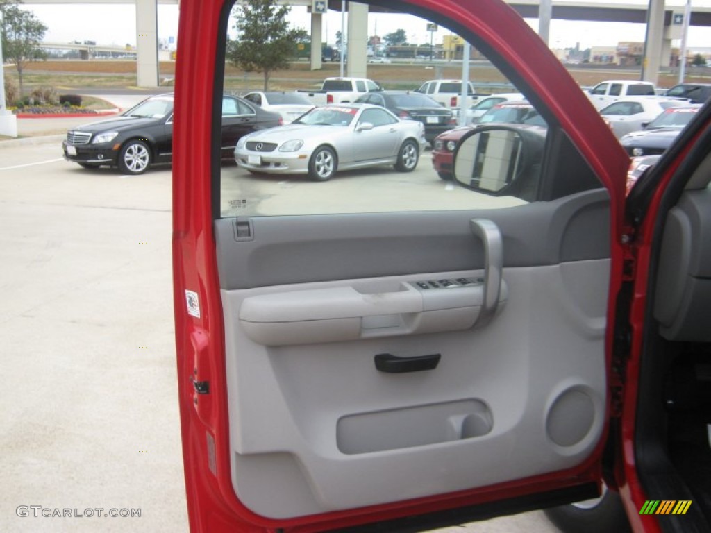 2008 Silverado 2500HD LS Crew Cab 4x4 - Victory Red / Dark Titanium photo #15