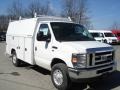 Oxford White - E Series Cutaway E350 Commercial Utility Truck Photo No. 2