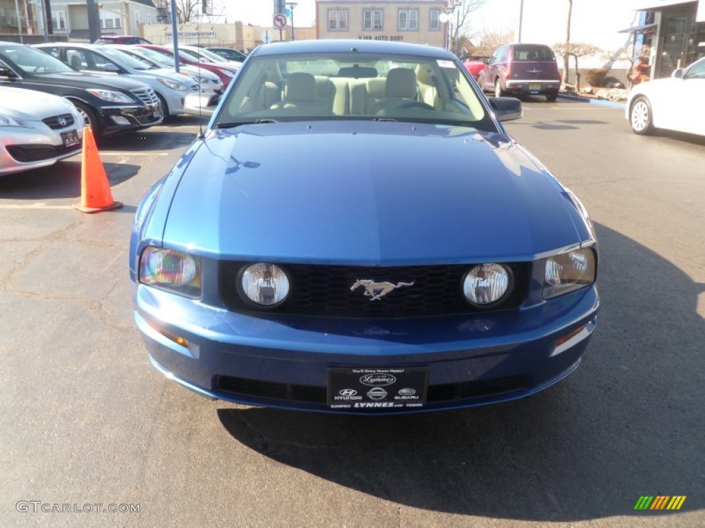 2006 Mustang GT Deluxe Coupe - Vista Blue Metallic / Light Parchment photo #1