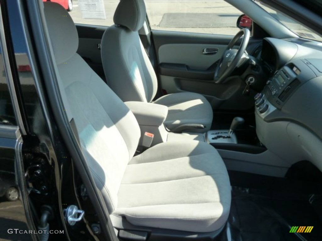 2010 Elantra Blue - Ebony Black / Gray photo #13