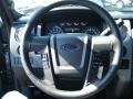 Steel Gray 2012 Ford F150 XLT SuperCab 4x4 Steering Wheel