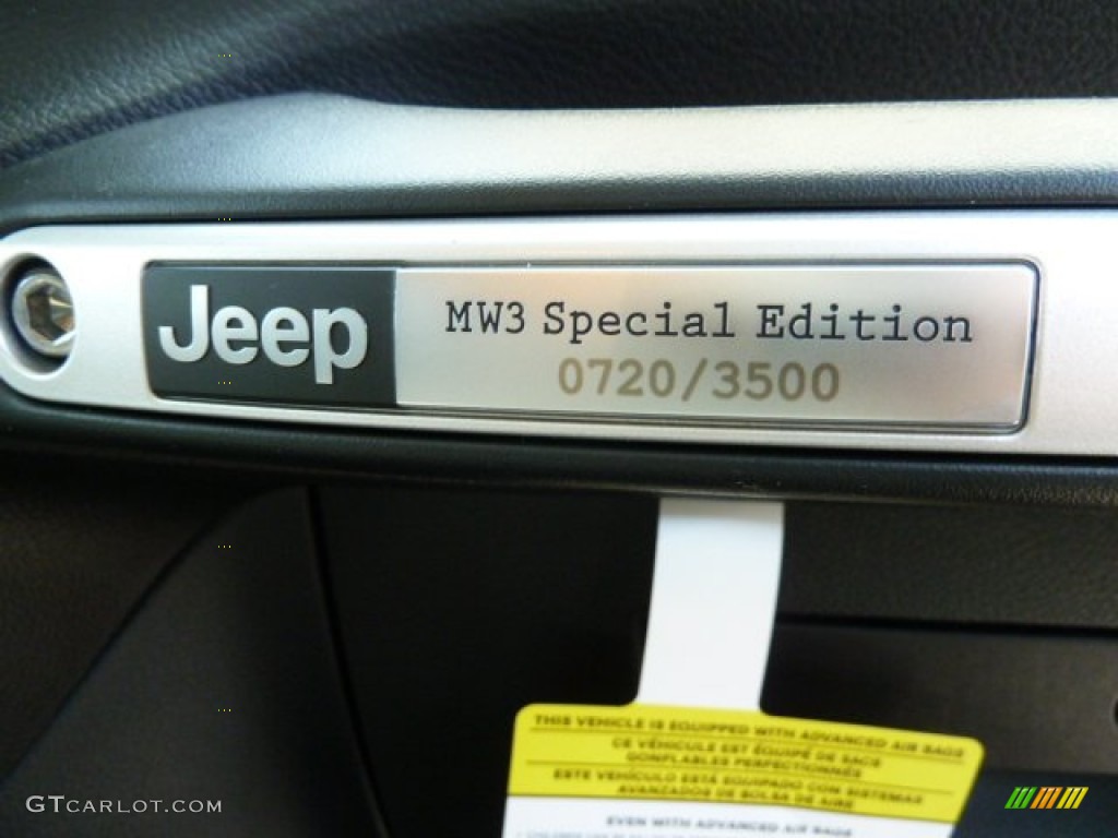 2012 Jeep Wrangler Unlimited Call of Duty: MW3 Edition 4x4 Marks and Logos Photo #61620135