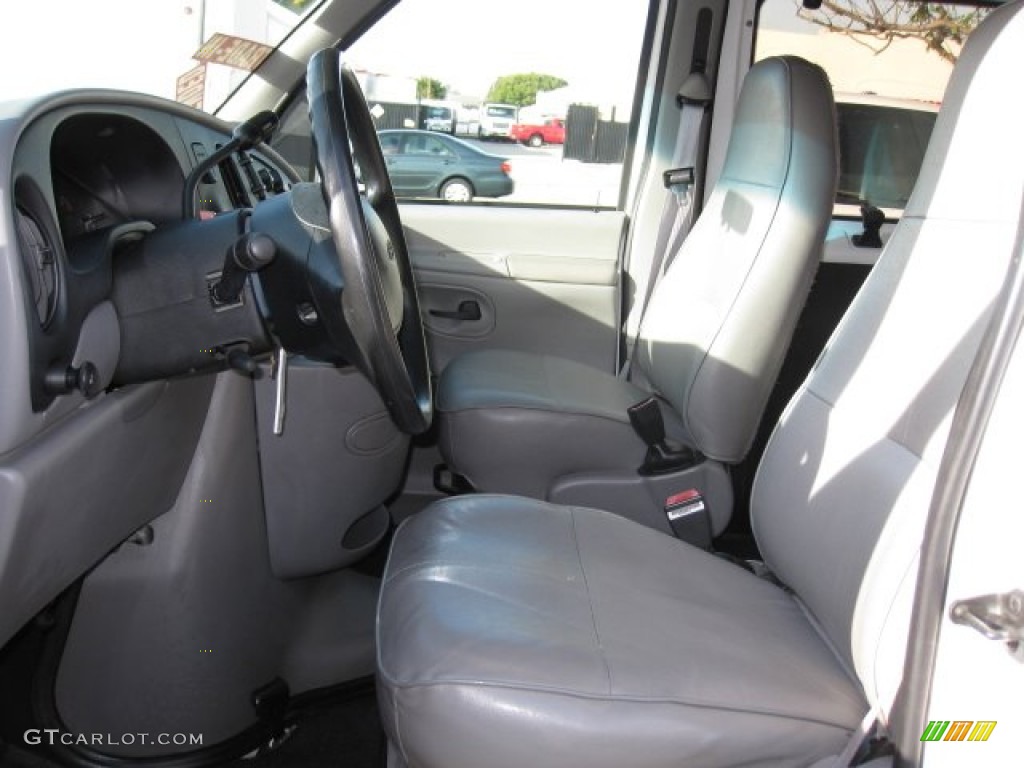 Medium Graphite Interior 1997 Ford E Series Van E350 Extended Passenger Photo #61620771