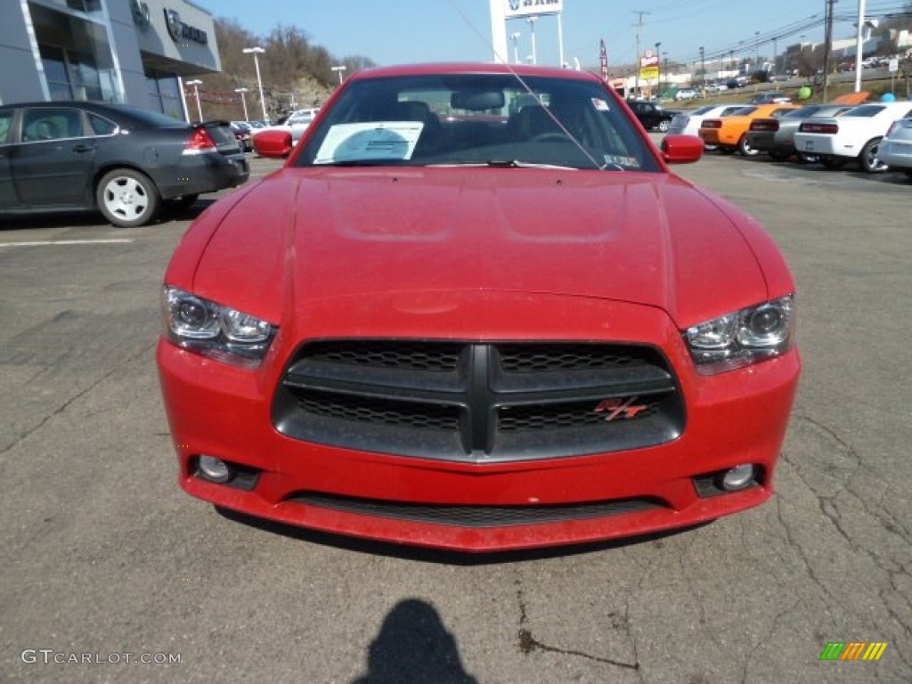 Redline 3-Coat Pearl 2012 Dodge Charger R/T Road and Track Exterior Photo #61620924