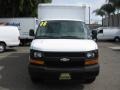 Summit White - Express Cutaway 3500 Commercial Moving Van Photo No. 2