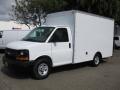 Summit White - Express Cutaway 3500 Commercial Moving Van Photo No. 3