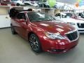 2012 Deep Cherry Red Crystal Pearl Coat Chrysler 200 S Hard Top Convertible  photo #5