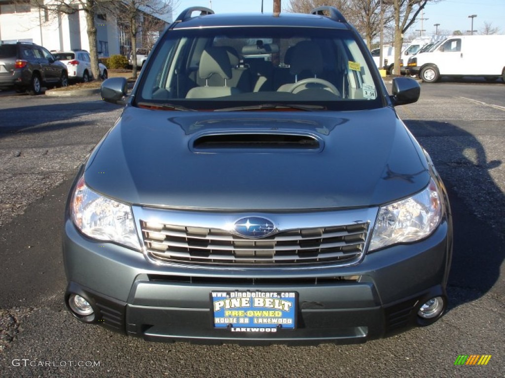 2009 Forester 2.5 XT Limited - Sage Green Metallic / Platinum photo #2