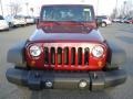 2008 Red Rock Crystal Pearl Jeep Wrangler Unlimited Rubicon 4x4  photo #2