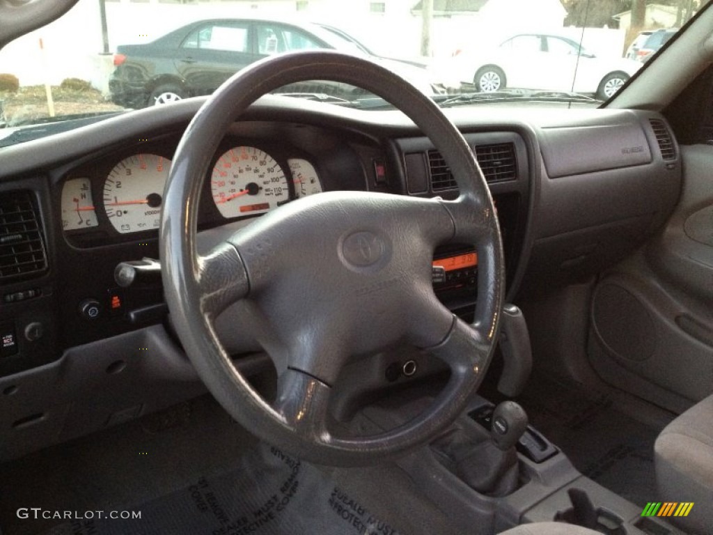 2004 Tacoma V6 TRD Double Cab 4x4 - Black Sand Pearl / Charcoal photo #21