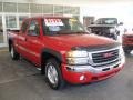 Fire Red 2007 GMC Sierra 1500 Z71 Extended Cab 4x4