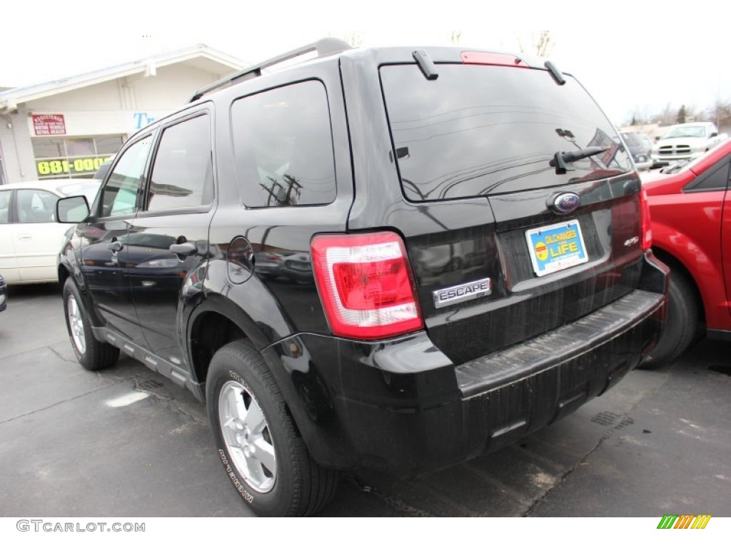 2009 Escape XLT 4WD - Black / Charcoal photo #6