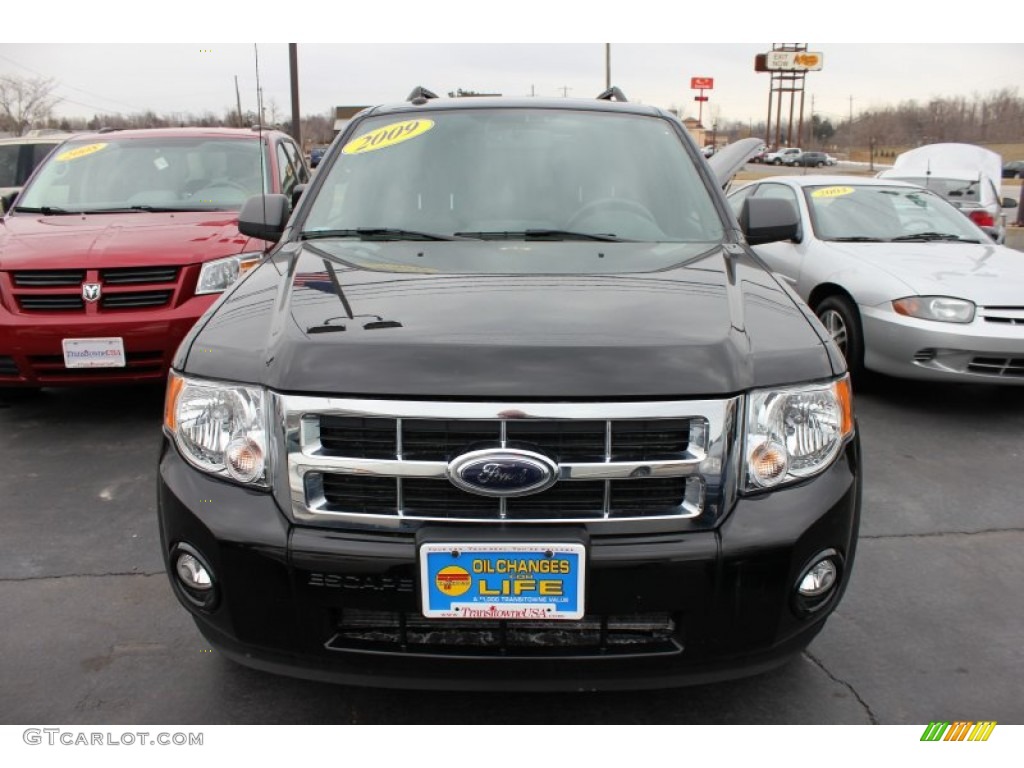 2009 Escape XLT 4WD - Black / Charcoal photo #12