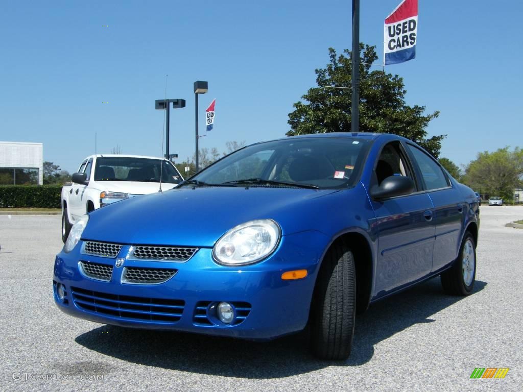 2004 Neon SXT - Electric Blue Pearlcoat / Dark Slate Gray photo #1