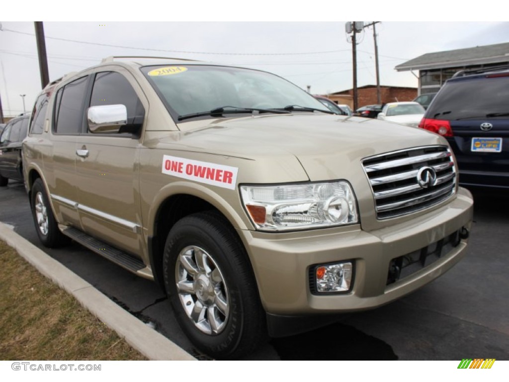 2004 QX 56 4WD - Kashmir Beige Metallic / Willow photo #1