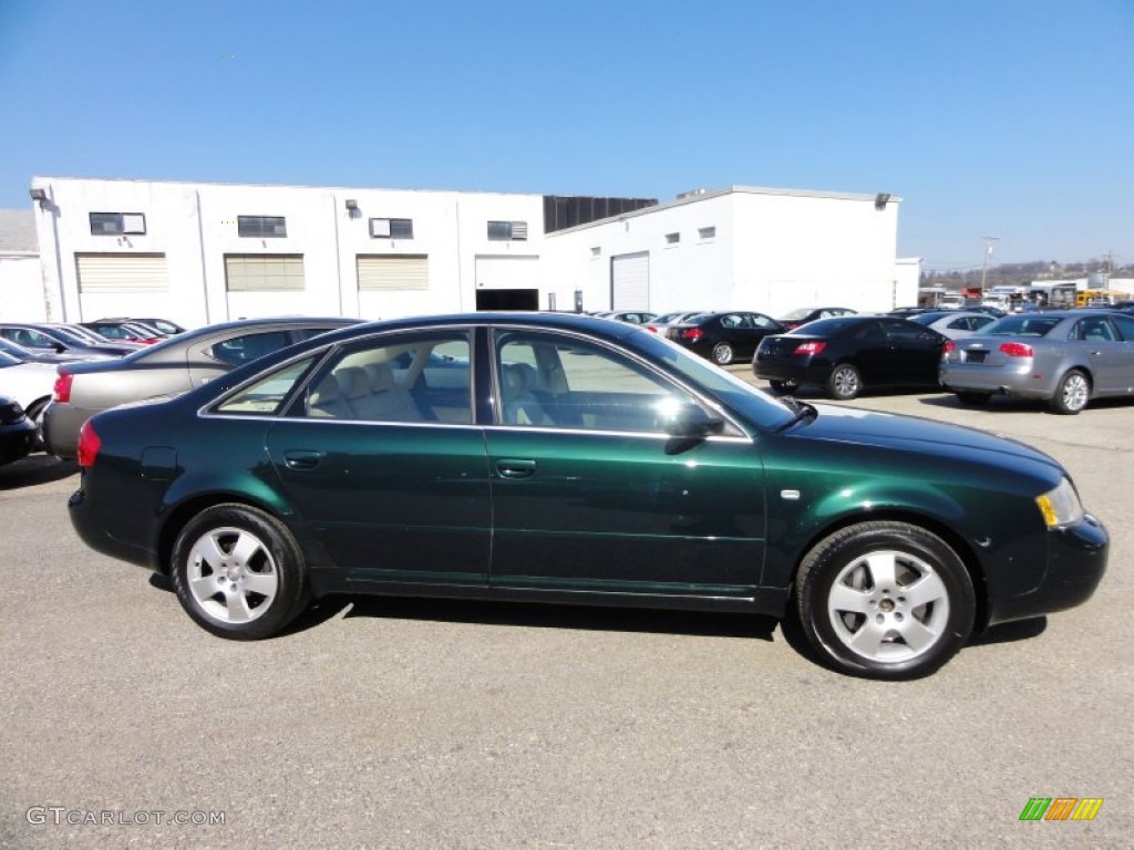 Racing Green Pearl 2001 Audi A6 2.7T quattro Sedan Exterior Photo #61623270