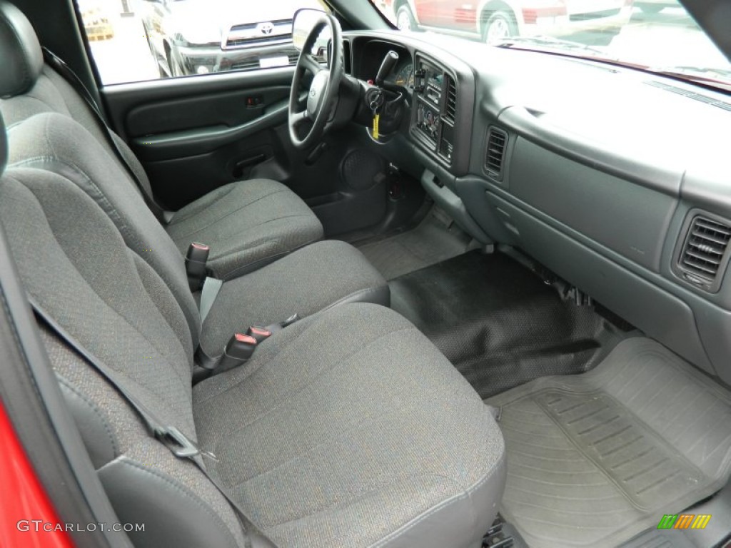 2000 Silverado 1500 LS Regular Cab - Victory Red / Graphite photo #14