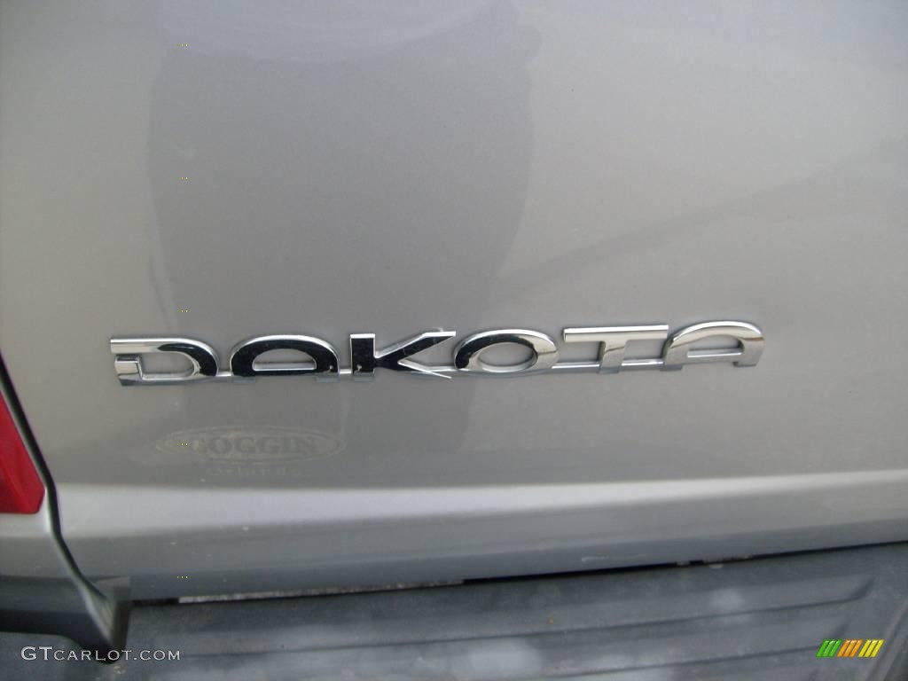2005 Dakota ST Quad Cab - Bright Silver Metallic / Medium Slate Gray photo #10