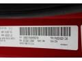  2011 Avenger Mainstreet Redline 2 Pearl Color Code PRM