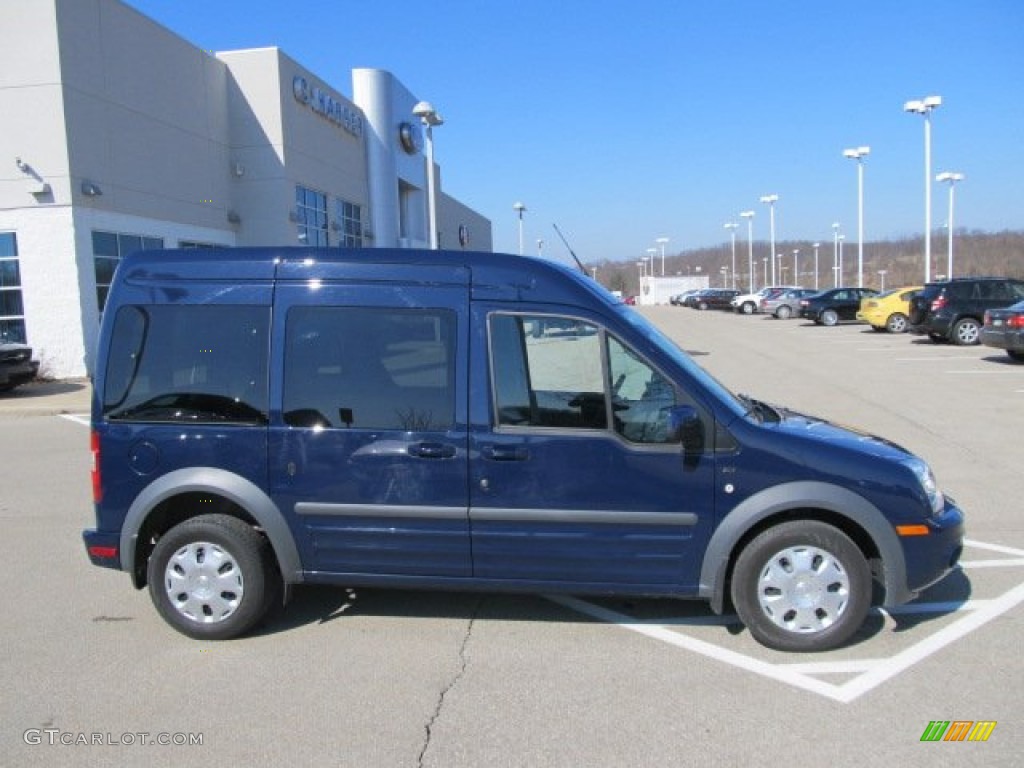 Dark Blue 2011 Ford Transit Connect XLT Premium Passenger Wagon Exterior Photo #61628522