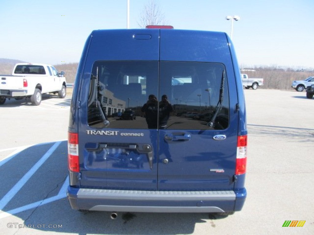 Dark Blue 2011 Ford Transit Connect XLT Premium Passenger Wagon Exterior Photo #61628576