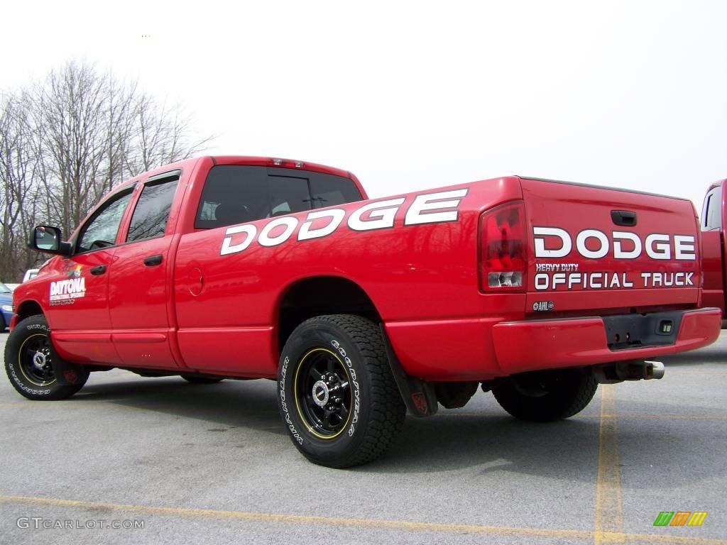 2005 Ram 2500 Daytona Official Truck Quad Cab - Flame Red / Dark Slate Gray photo #8