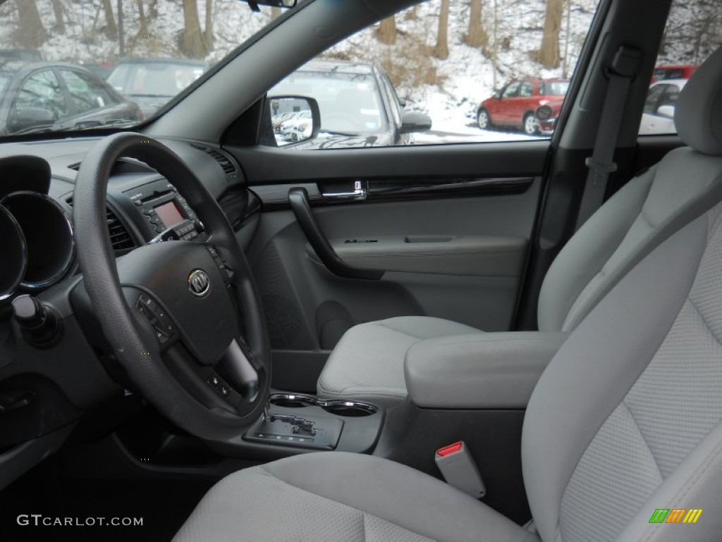 2011 Sorento LX V6 - Titanium Silver / Gray photo #21